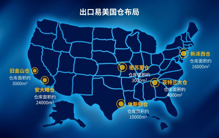 美國倉庫|出口易-專業(yè)海外倉儲配送及國際物流公司
